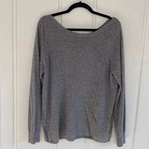 Banana Republic grey soft wool sweater